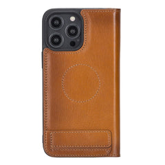 Apple iPhone 14 Series Brooks Leather Slim Wallet Case Bornbor