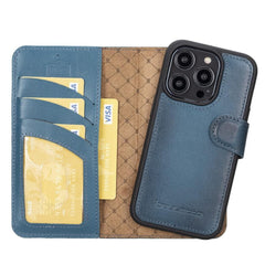 Apple iPhone 14 Series Detachable Leather Wallet Case Colorful - MW Bornbor