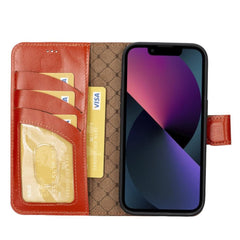 Apple iPhone 14 Series Detachable Leather Wallet Case Colorful - MW Bornbor