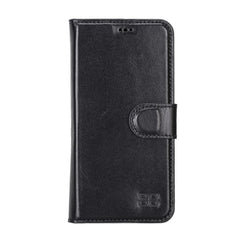 Apple iPhone 14 Series Detachable Leather Wallet Case Darker Color - MW Bornbor