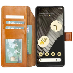 B2B - Google Pixel 7 Series Detachble Leather Magic Wallet Case Bouletta B2B