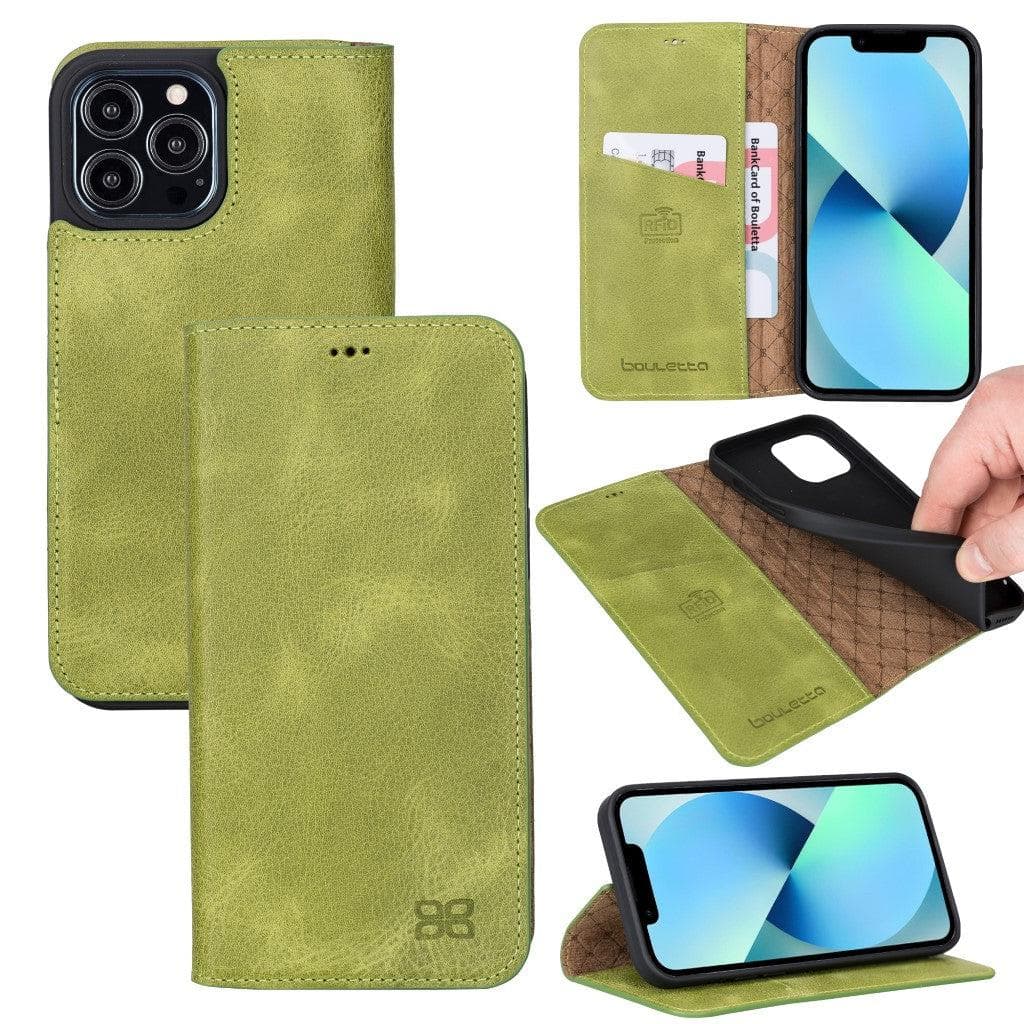 Brooks Leather Slim Wallet Case for Apple iPhone 13 Series Bouletta LTD