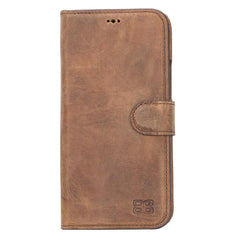 Full Leather Coating Detachable Wallet Case for Apple iPhone 13 Series Bouletta LTD