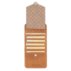 Marlo Leather Universal Phone Case Snake Tan Bornbor