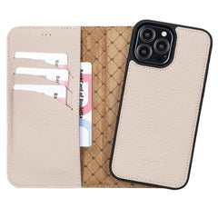 Limited Edition Apple iPhone 13 Pro Max and iPhone 13 Pro Detachable Leather Wallet Case Bouletta LTD