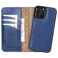 Limited Edition Apple iPhone 13 Pro Max and iPhone 13 Pro Detachable Leather Wallet Case Bouletta LTD