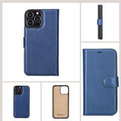 Limited Edition Apple iPhone 13 Pro Max and iPhone 13 Pro Detachable Leather Wallet Case Bouletta LTD