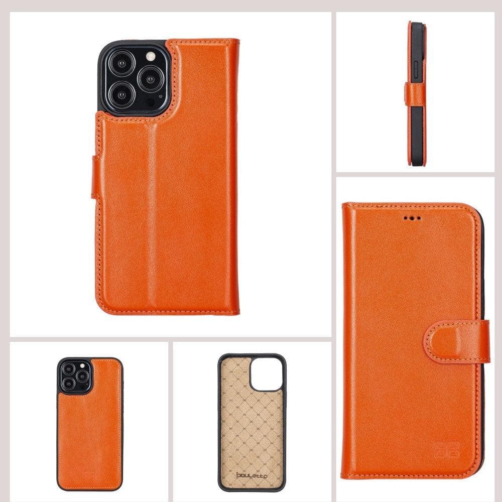 Limited Edition Apple iPhone 13 Pro Max and iPhone 13 Pro Detachable Leather Wallet Case Bouletta LTD