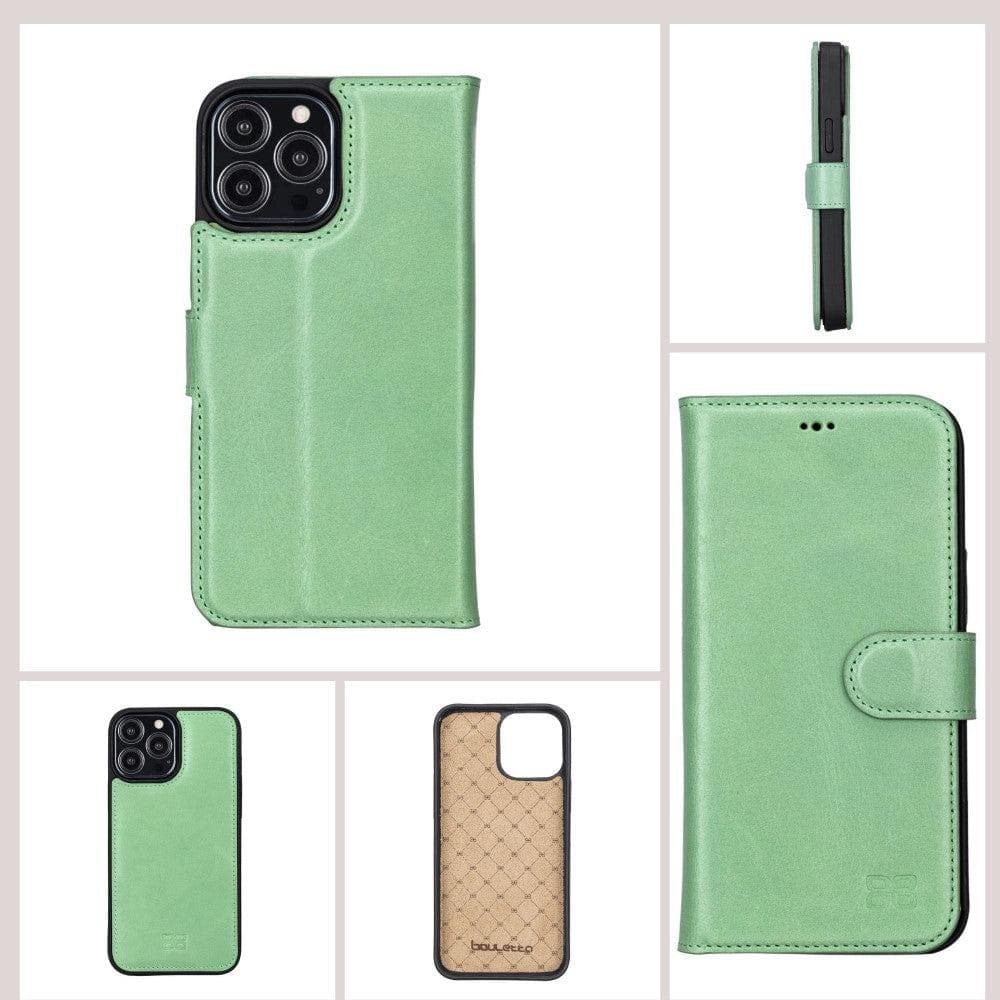 Limited Edition Apple iPhone 13 Pro Max and iPhone 13 Pro Detachable Leather Wallet Case Bouletta LTD