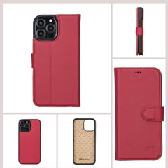 Limited Edition Apple iPhone 13 Pro Max and iPhone 13 Pro Detachable Leather Wallet Case Bouletta LTD