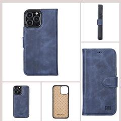 Limited Edition Apple iPhone 13 Pro Max and iPhone 13 Pro Detachable Leather Wallet Case Bouletta LTD