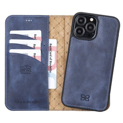 Limited Edition Apple iPhone 13 Pro Max and iPhone 13 Pro Detachable Leather Wallet Case Bouletta LTD