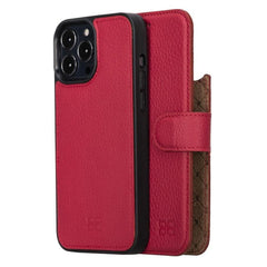 Detachable Genuine Leather Wallet Phone Case for Apple iPhone 13 Series