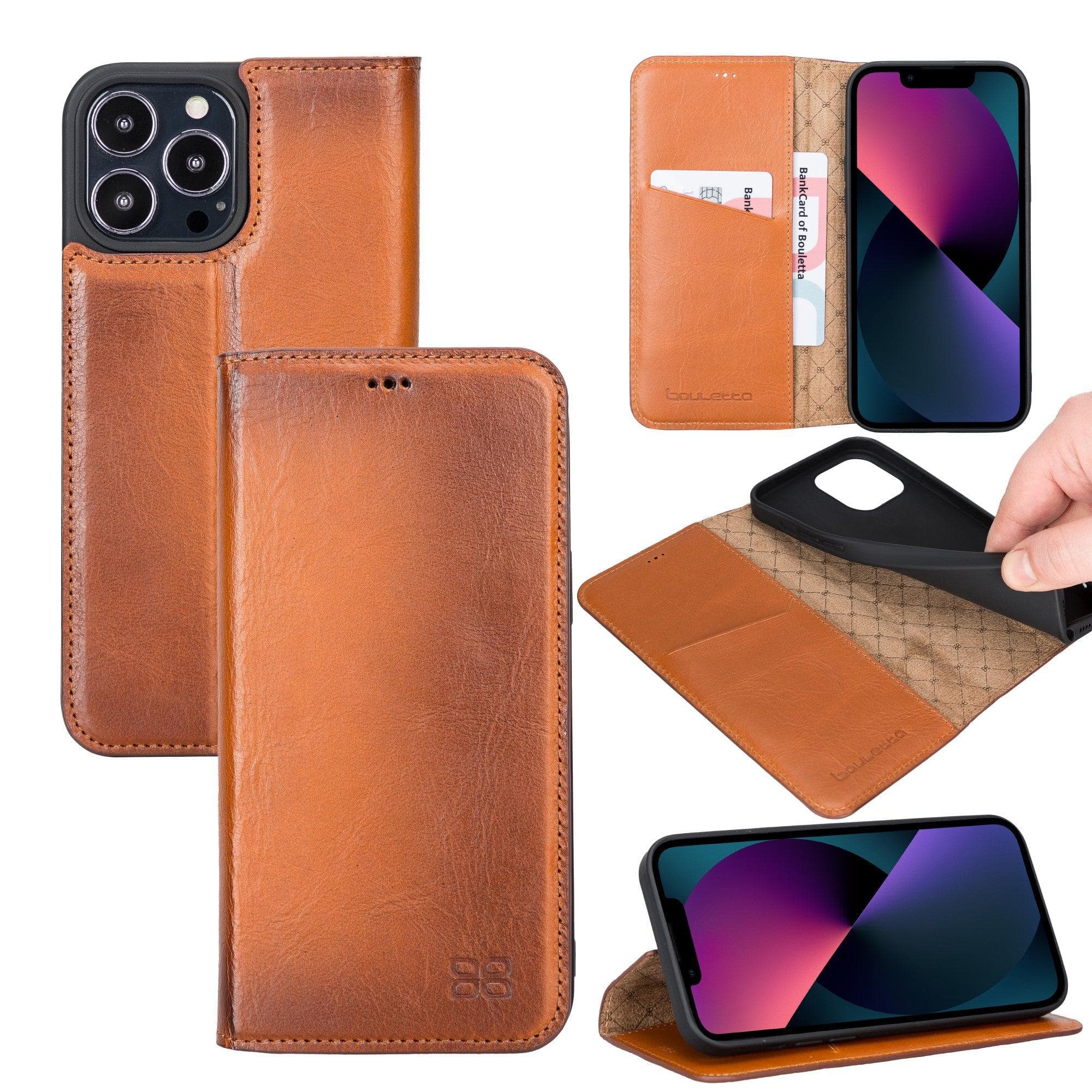 Brooks Leather Slim Wallet Case for Apple iPhone 13 Series Bouletta LTD