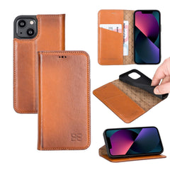 Brooks Leather Slim Wallet Case for Apple iPhone 13 Series Bouletta LTD