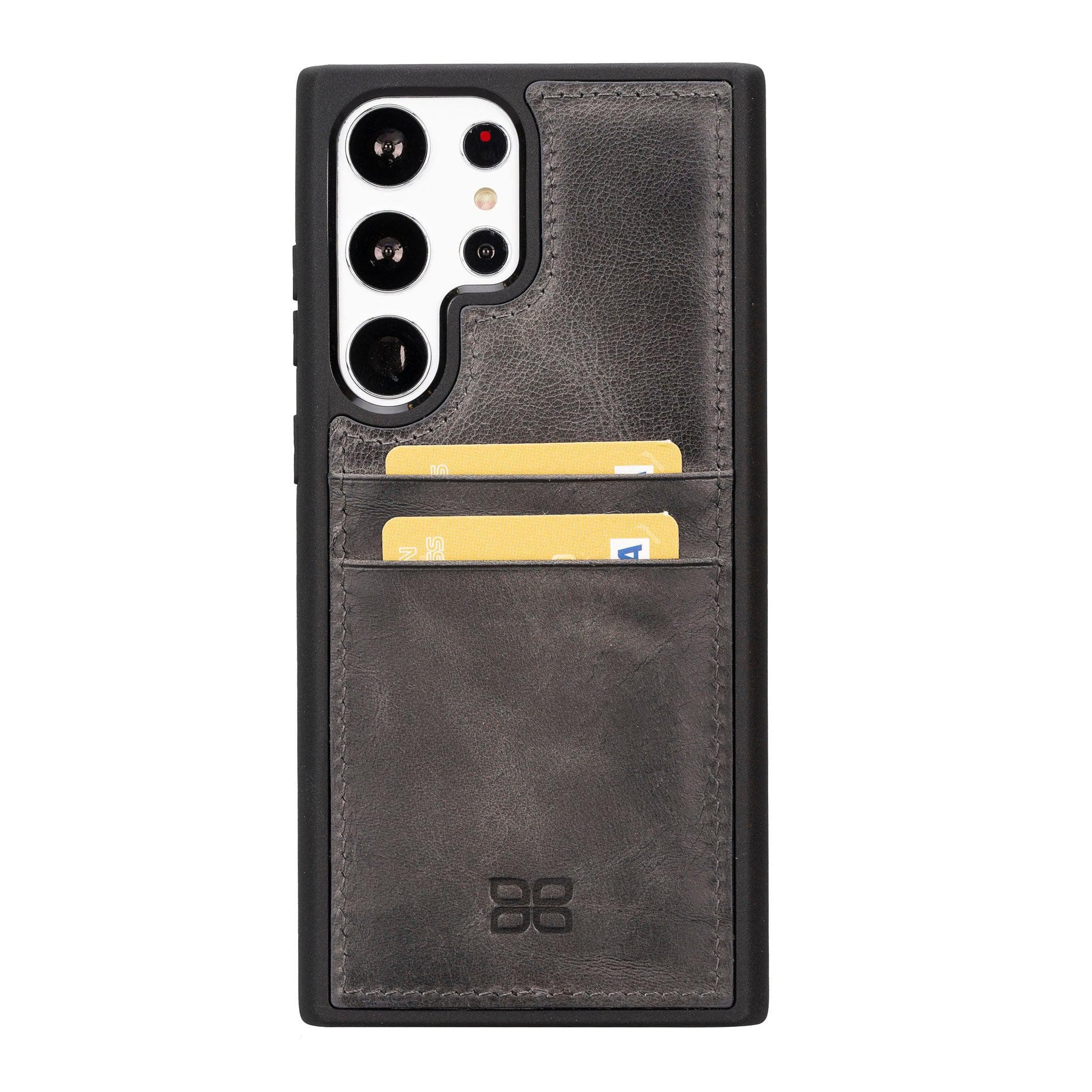 Samsung Galaxy S23 Series Leather Case with Card Holder - FXCP Bornbor