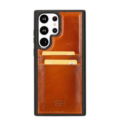 Samsung Galaxy S23 Series Leather Case with Card Holder - FXCP Bornbor