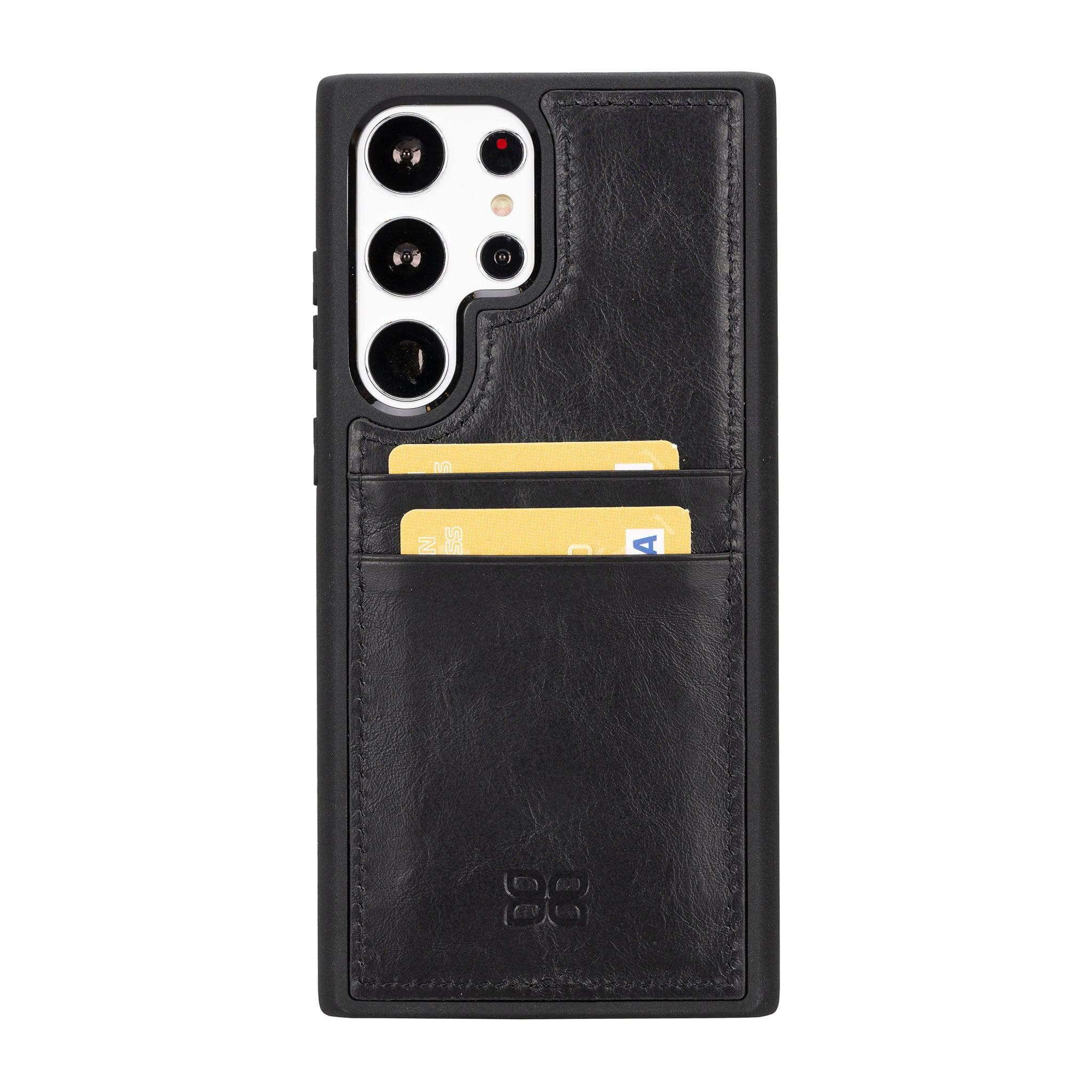 Samsung Galaxy S23 Series Leather Case with Card Holder - FXCP Bornbor