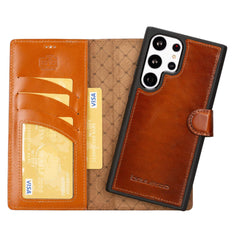 Samsung Galaxy S23 Series Leather Wallet Cases - MW Bornbor