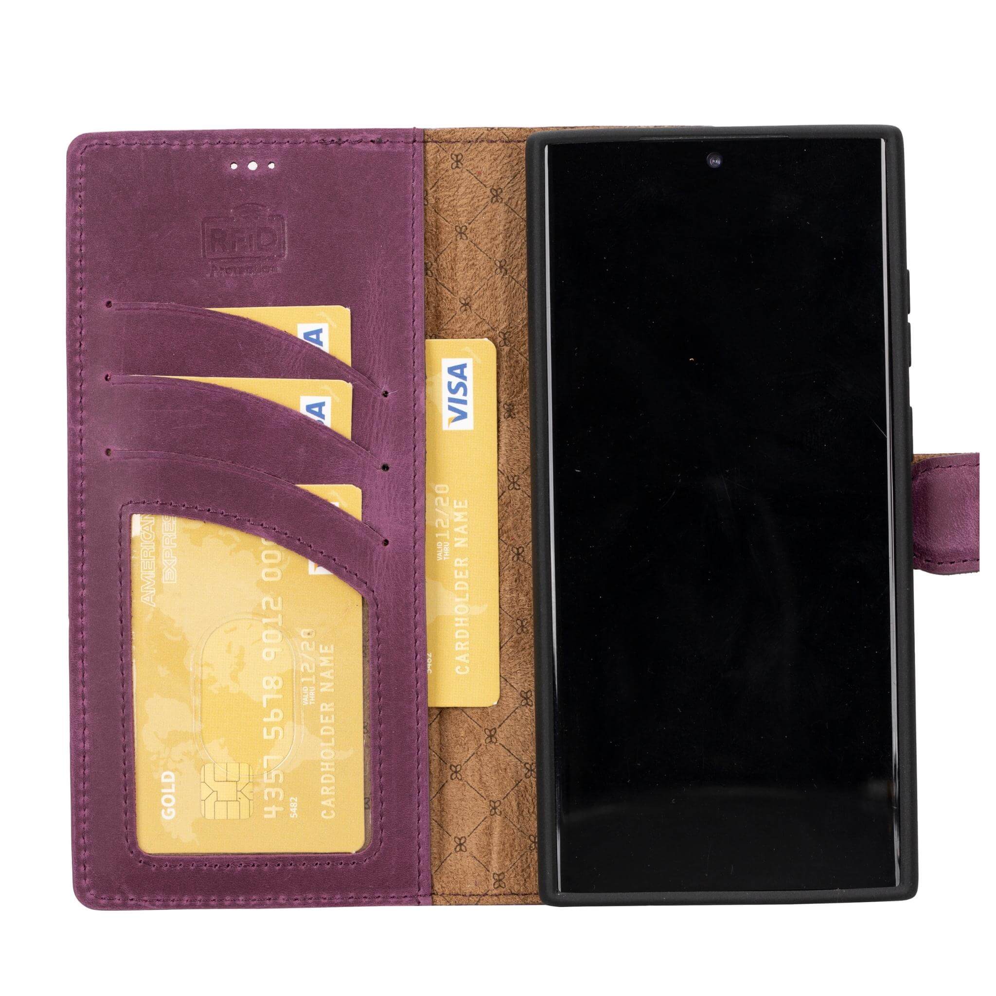 Samsung Galaxy S23 Series Leather Wallet Cases - MW Bornbor