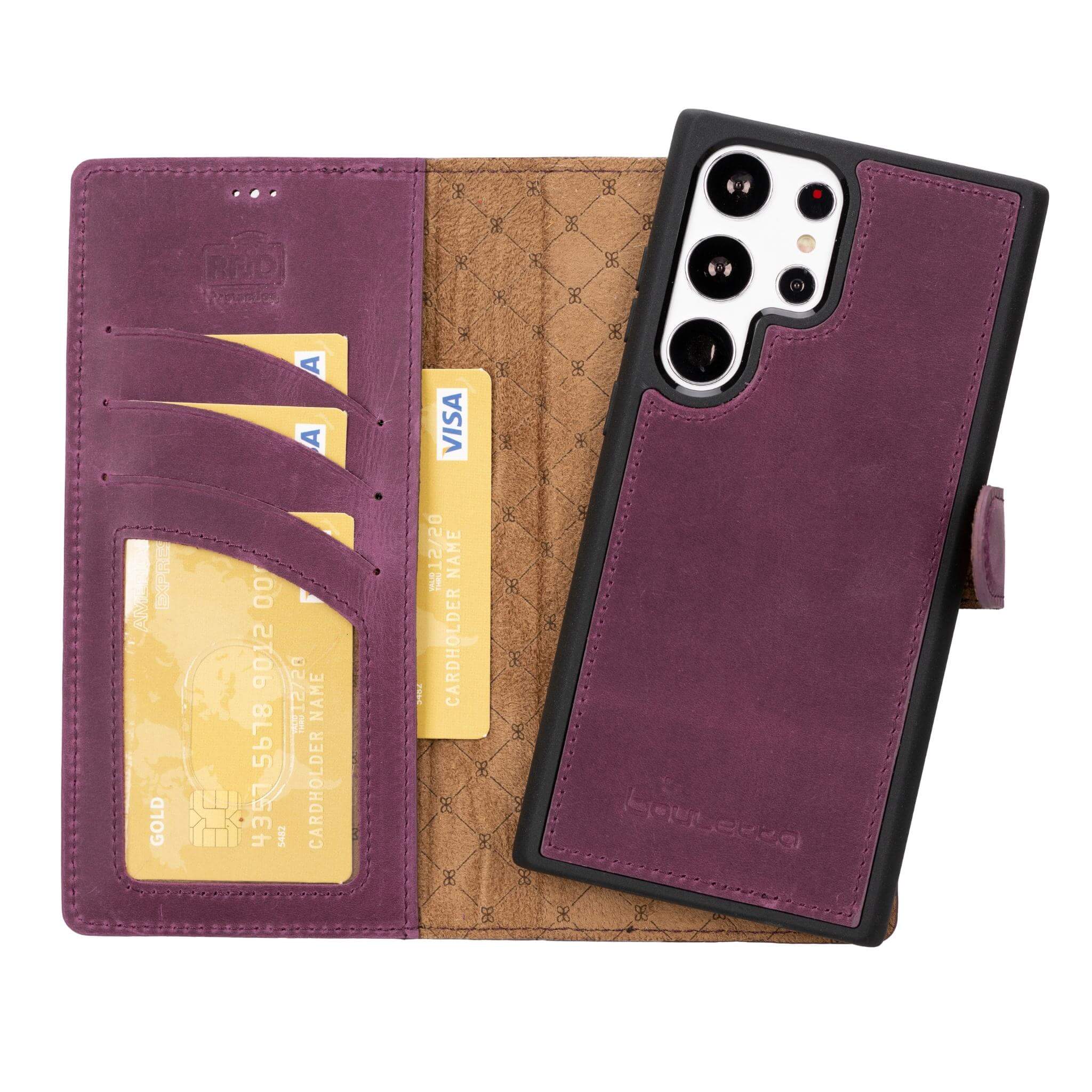 Samsung Galaxy S23 Series Leather Wallet Cases - MW Bornbor