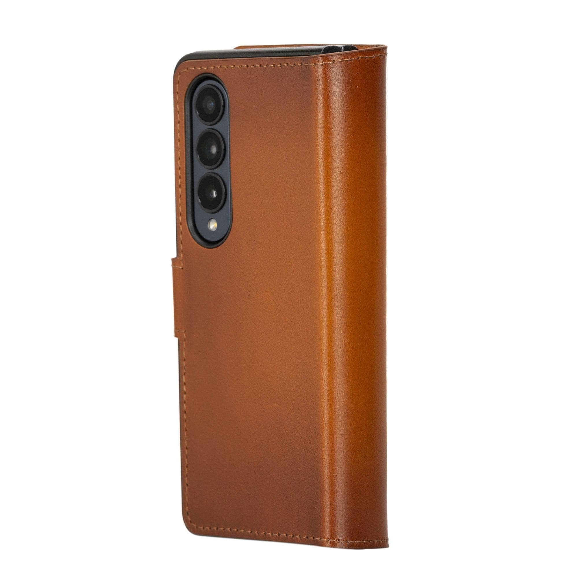 Samsung Galaxy Z Fold 5 Leather Wallets - MWS - Pre Order Tan / Samsung Galaxy Z Fold 5 Bouletta LTD