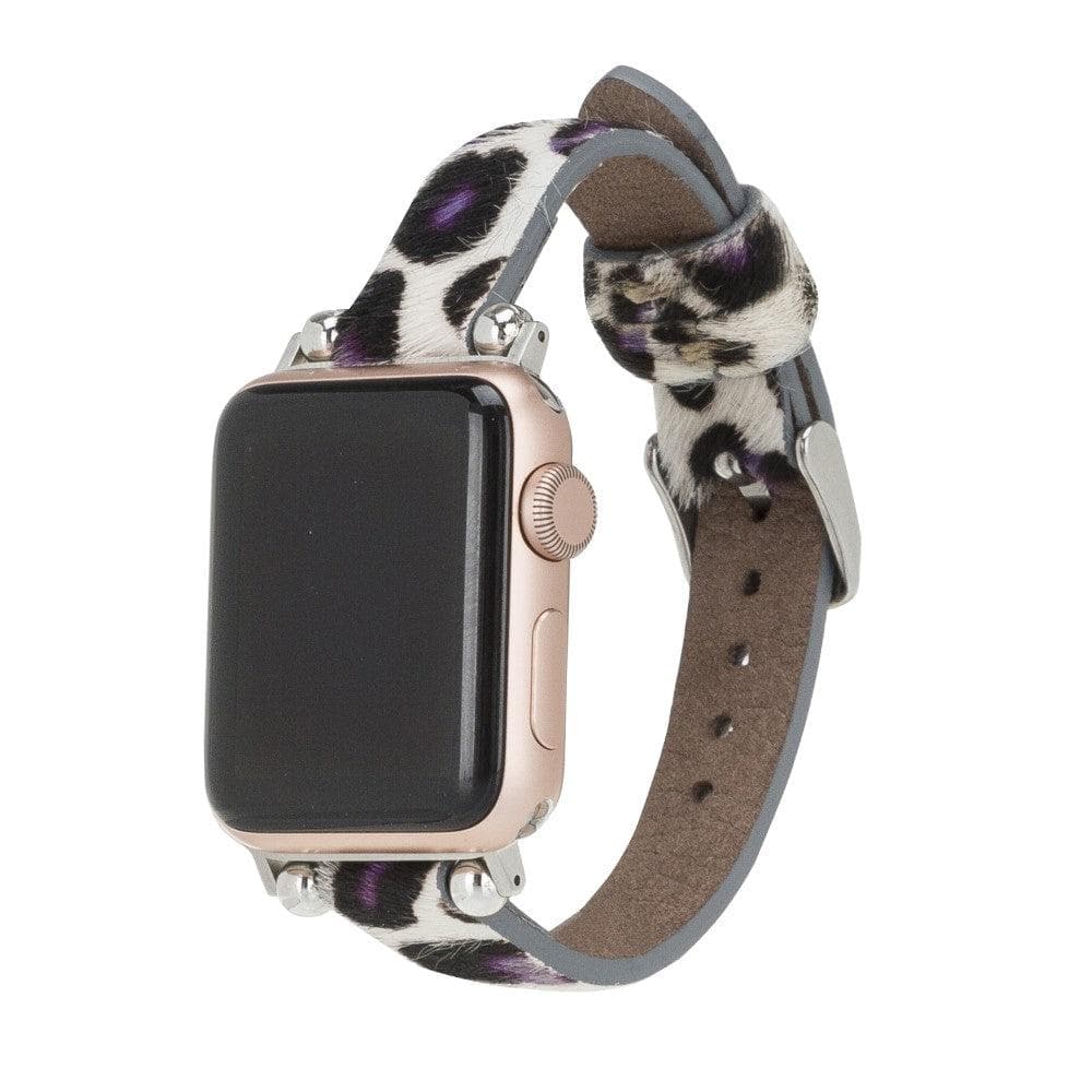 Wollaton Ferro Apple Watch Leather Strap zebra Bornbor