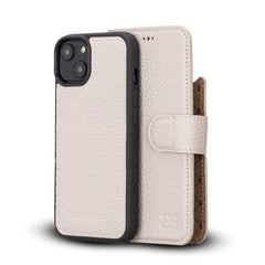 Apple iPhone 14 Series Detachable Leather Wallet Case Colorful - MW iPhone 14 Plus / Mink Bouletta LTD