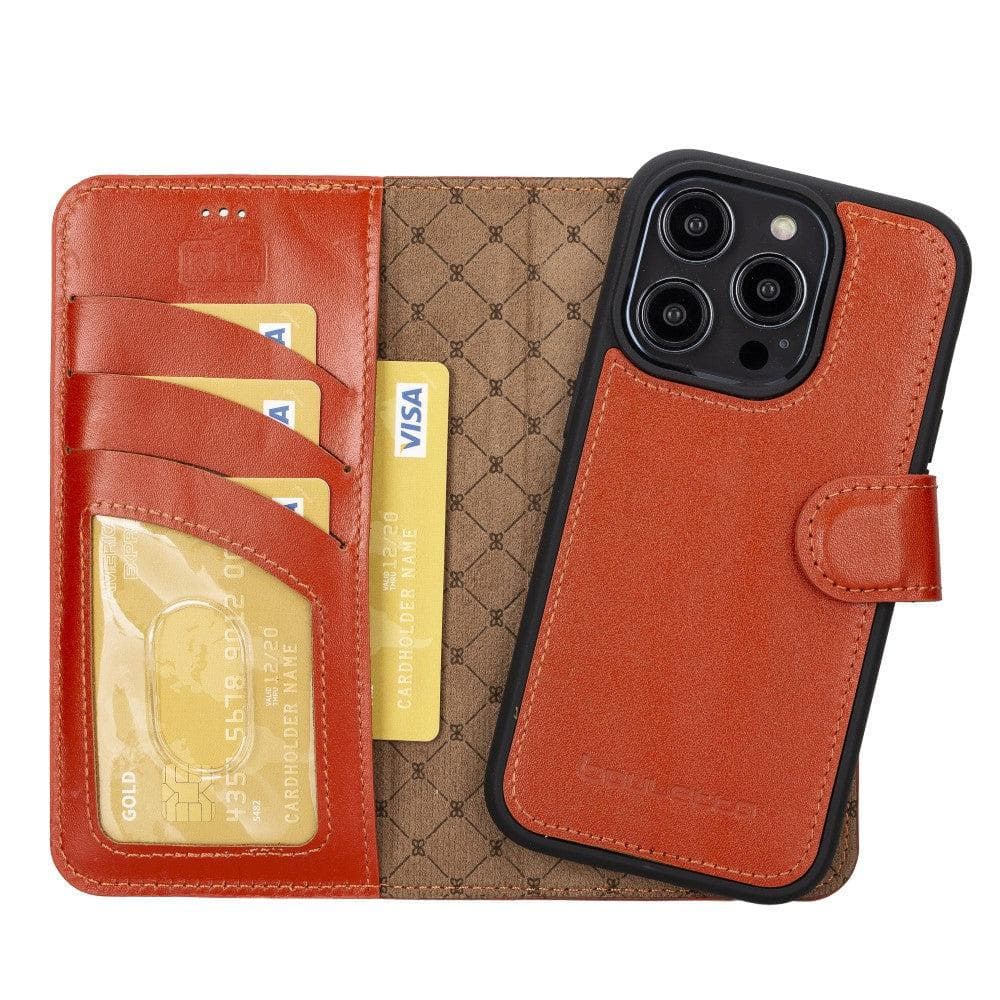 Apple iPhone 14 Series Detachable Leather Wallet Case Colorful - MW Bouletta LTD