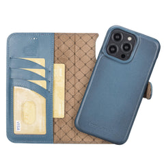 Apple iPhone 15 Series Full Leather Coating Detachable Wallet Case - Pre Order Bouletta LTD