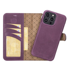 Apple iPhone 15 Series Full Leather Coating Detachable Wallet Case - Pre Order Bouletta LTD