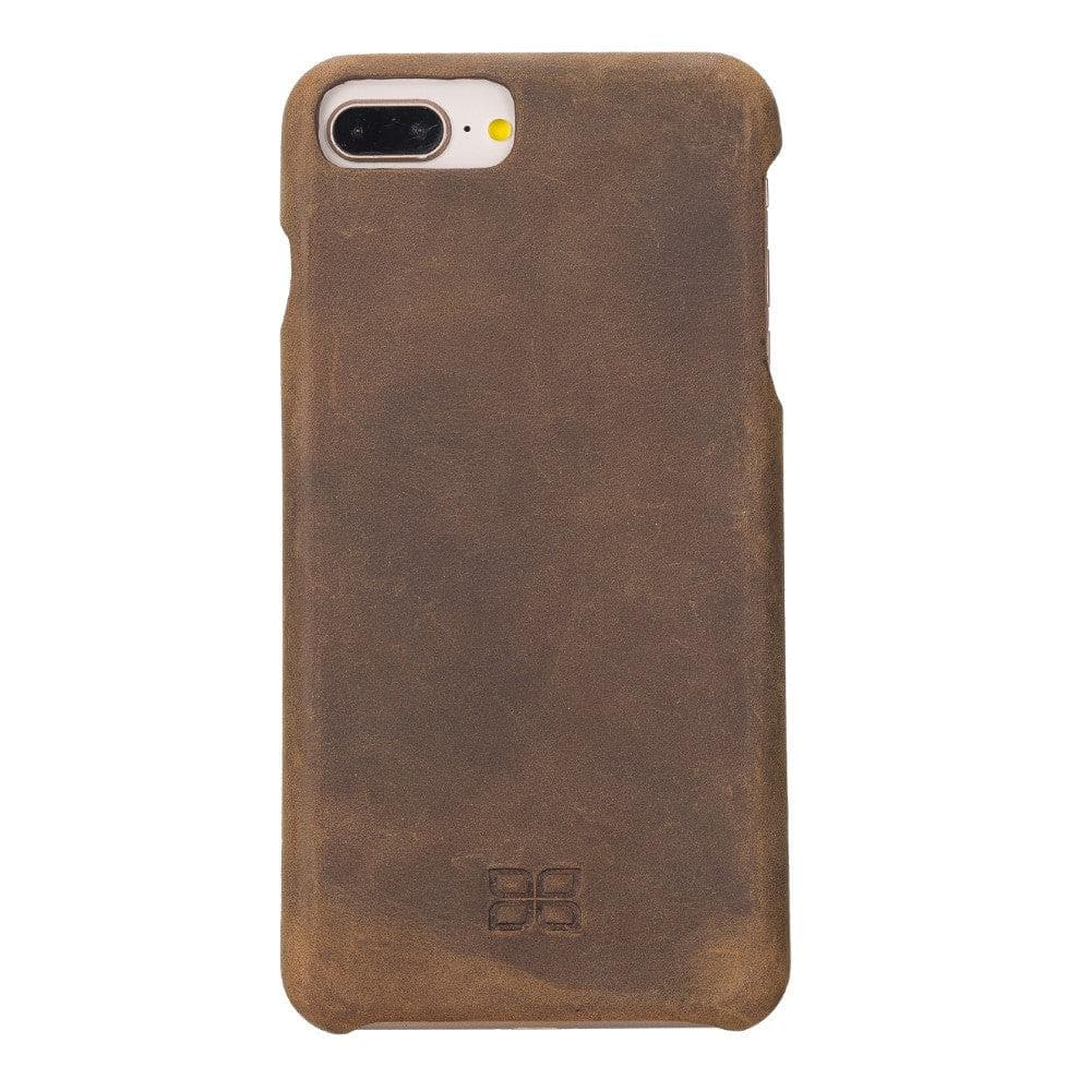 Apple iPhone 7 series Leather Full Cover Case iPhone 7 Plus / Antic Brown Bornbor LTD