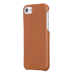Apple iPhone 7 series Leather Full Cover Case iPhone 7 / Tan Bornbor LTD