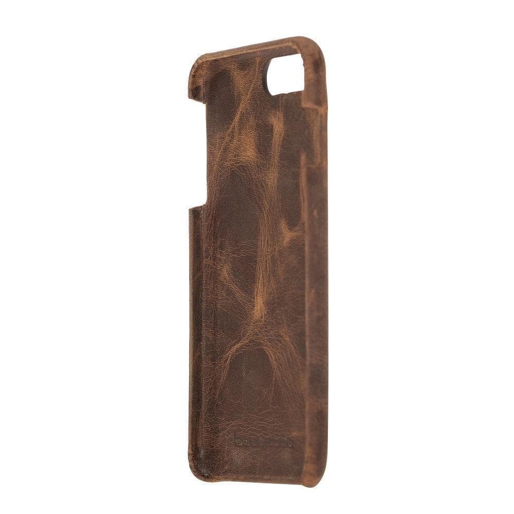 Apple iPhone 8 Series Fully Covering Leather Back Cover Case Bornbor