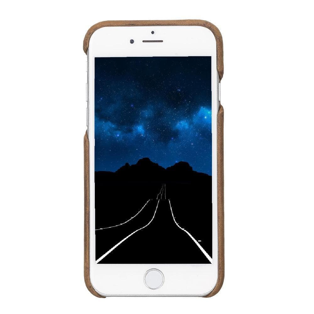 Apple iPhone 8 series Leather Full Cover Case iPhone 8 / Dragon Brown Bornbor