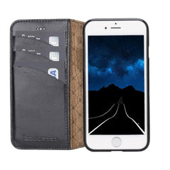 Apple iPhone 8 Series Non Detachable Wallet Case iPhone 8 / RST1 Bornbor LTD