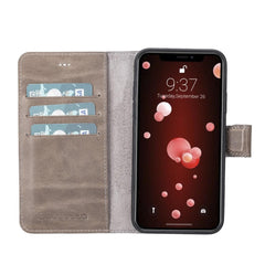 Apple iPhone X Series Detachable Leather Wallet Case - MW Bouletta LTD