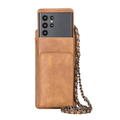 B2B - Avjin Crossbody Leather Bag Compatible with Phones up to 6.9" Bouletta B2B