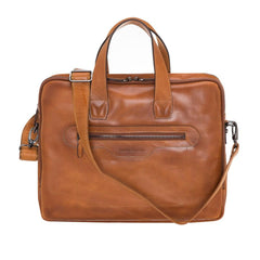 Thasos Leather Laptop Bag Rustic Tan Bouletta Shop