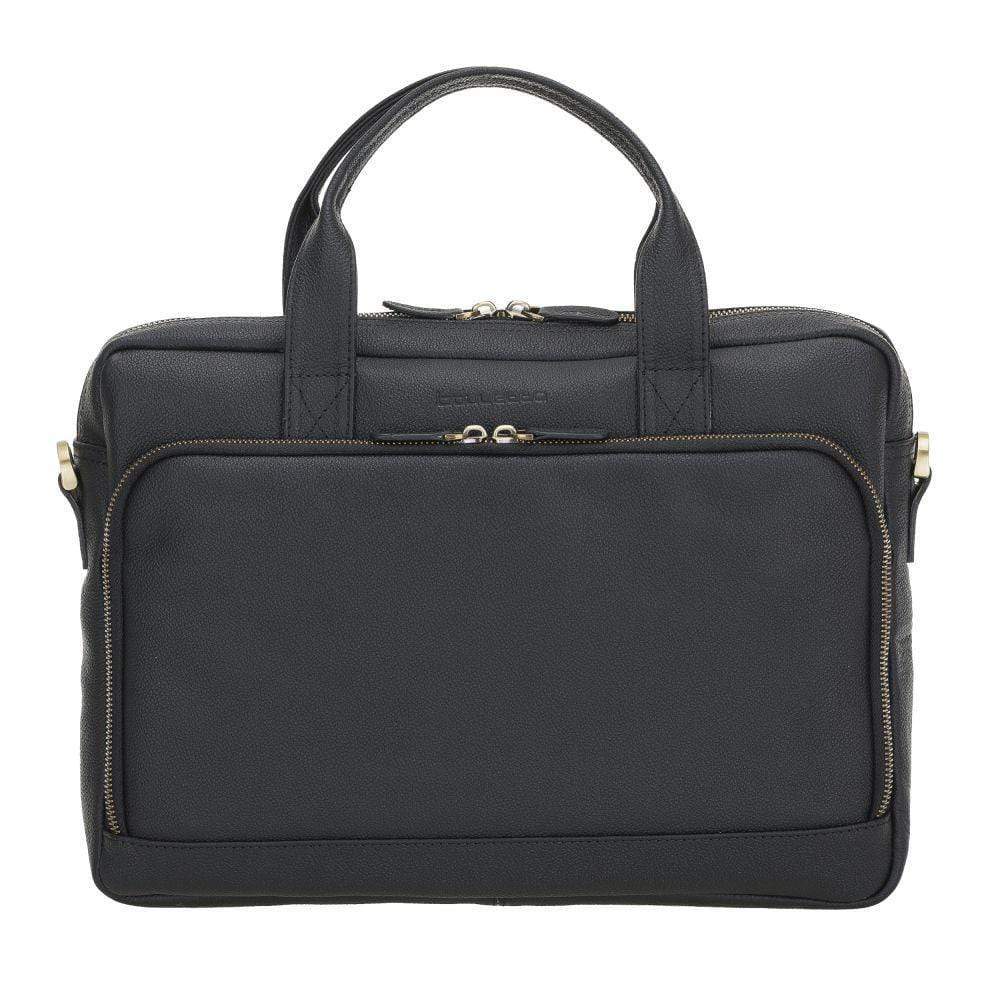 Troy Leather Laptop Bags Drop Black Bouletta Shop