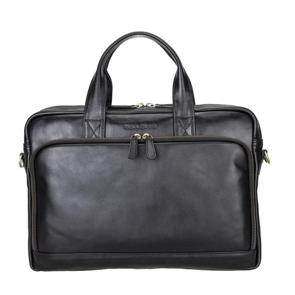 Troy Leather Laptop Bags Rustic Black Bouletta Shop