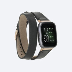 Bristol Apple Watch Double Tour Slim Black Bouletta