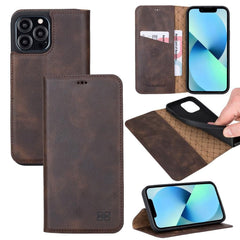 Brooks Leather Slim Wallet Case for Apple iPhone 13 Series Bouletta LTD