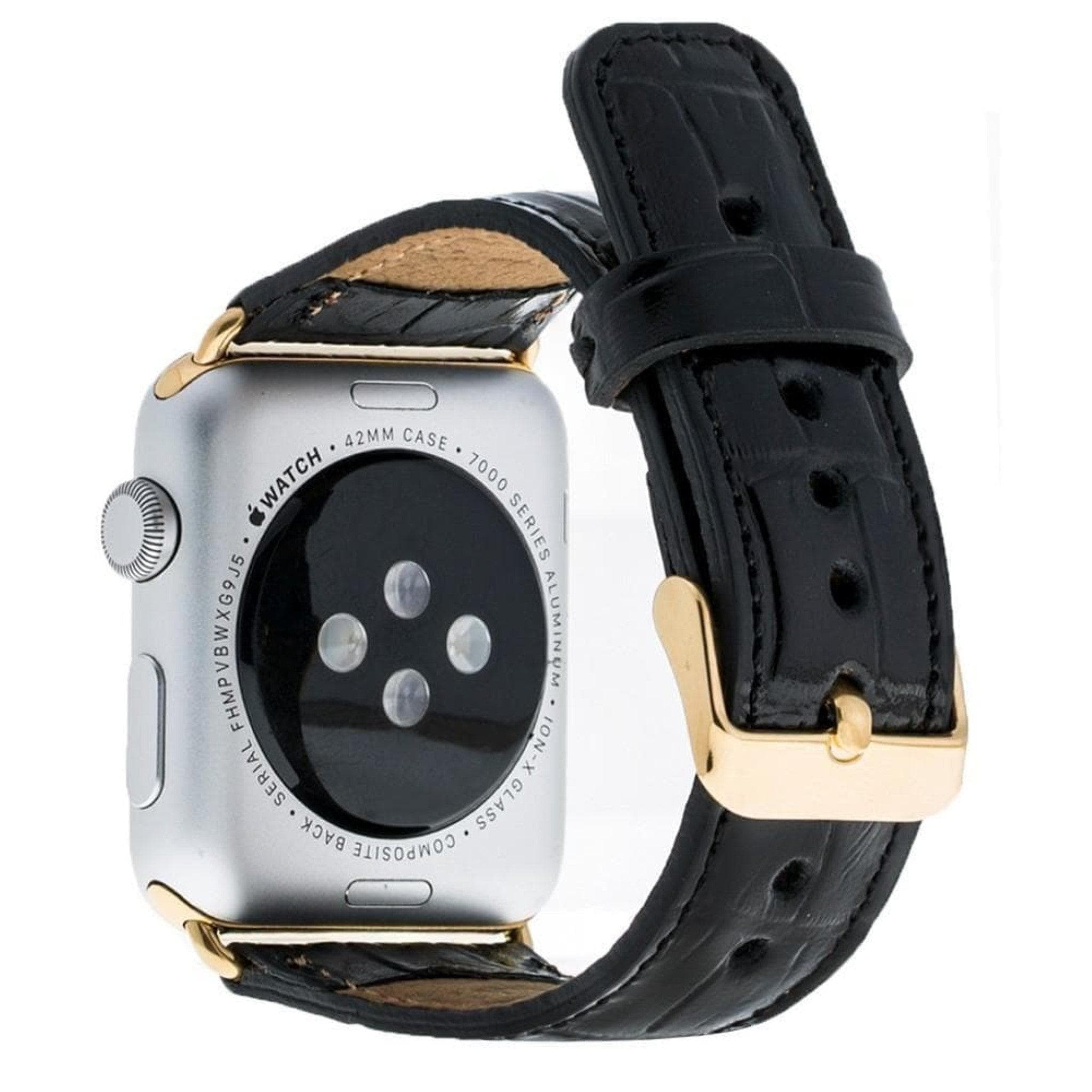 Cardiff Classic Apple Watch Leather Straps Bornbor