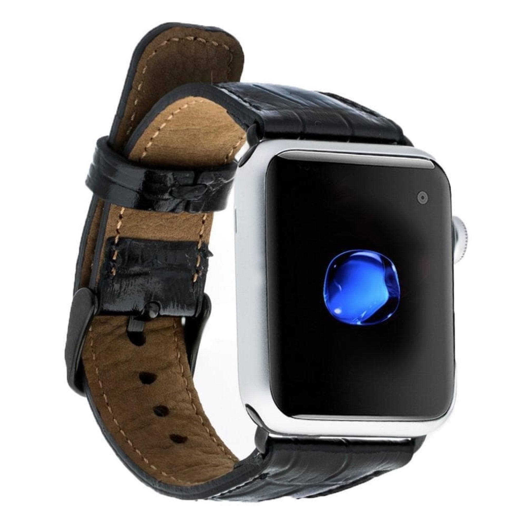 Cardiff Classic Apple Watch Leather Straps Bornbor