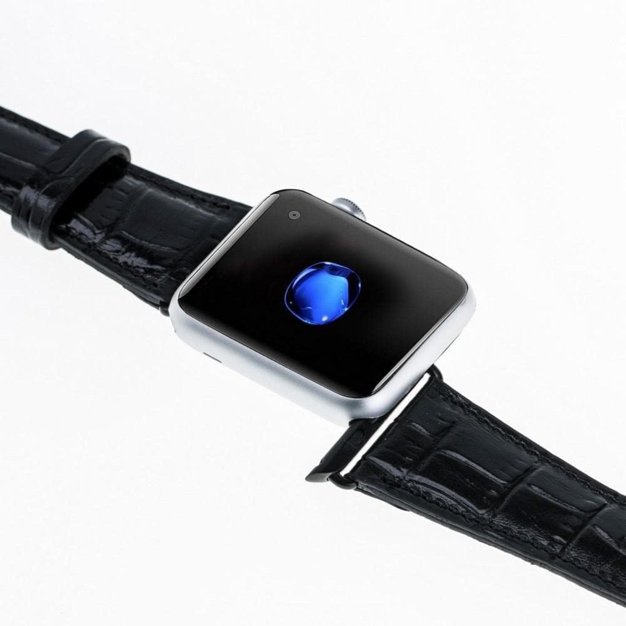 Cardiff Classic Apple Watch Leather Straps Bornbor