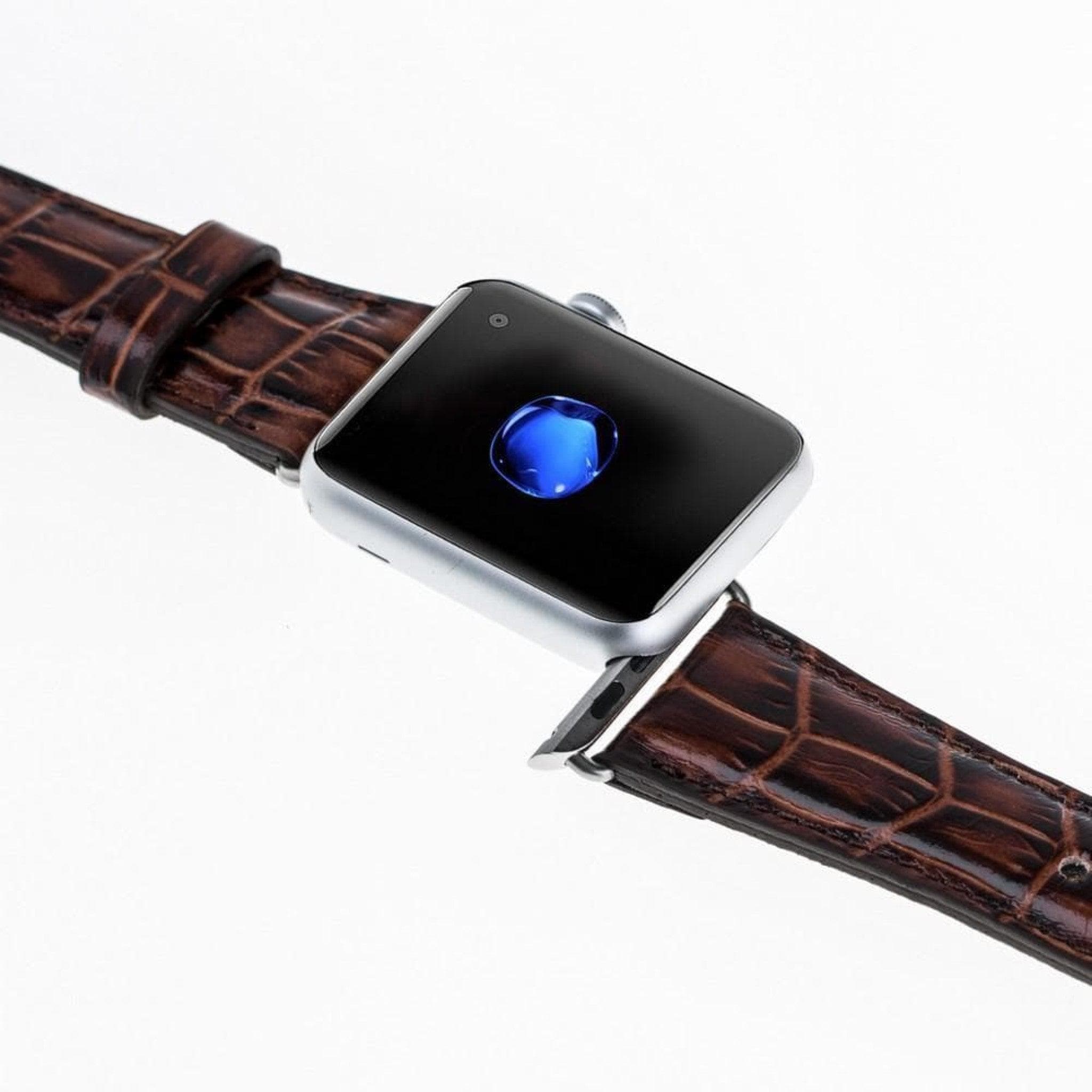 Cardiff Classic Apple Watch Leather Straps Bornbor