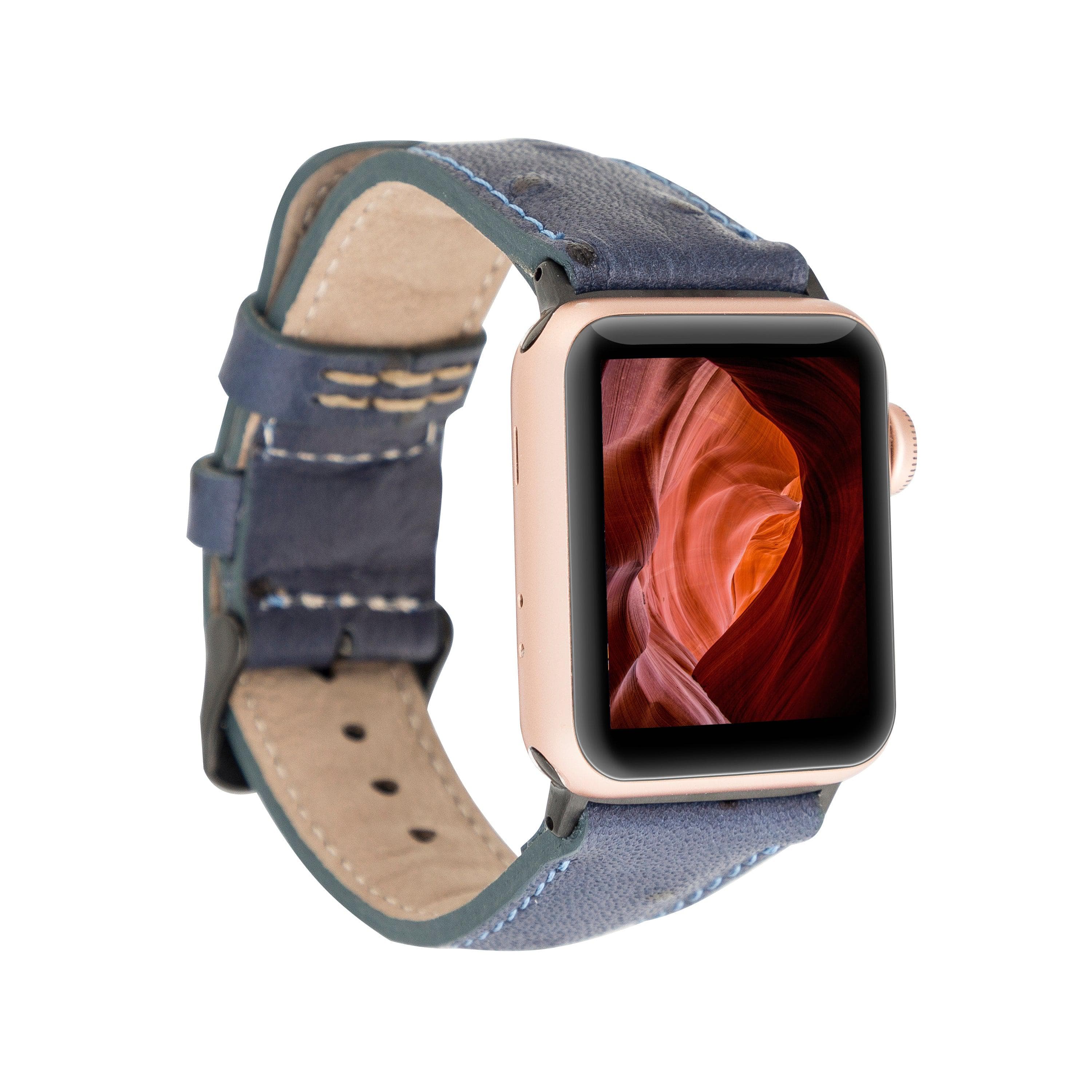 Cardiff Classic Apple Watch Leather Straps Bornbor