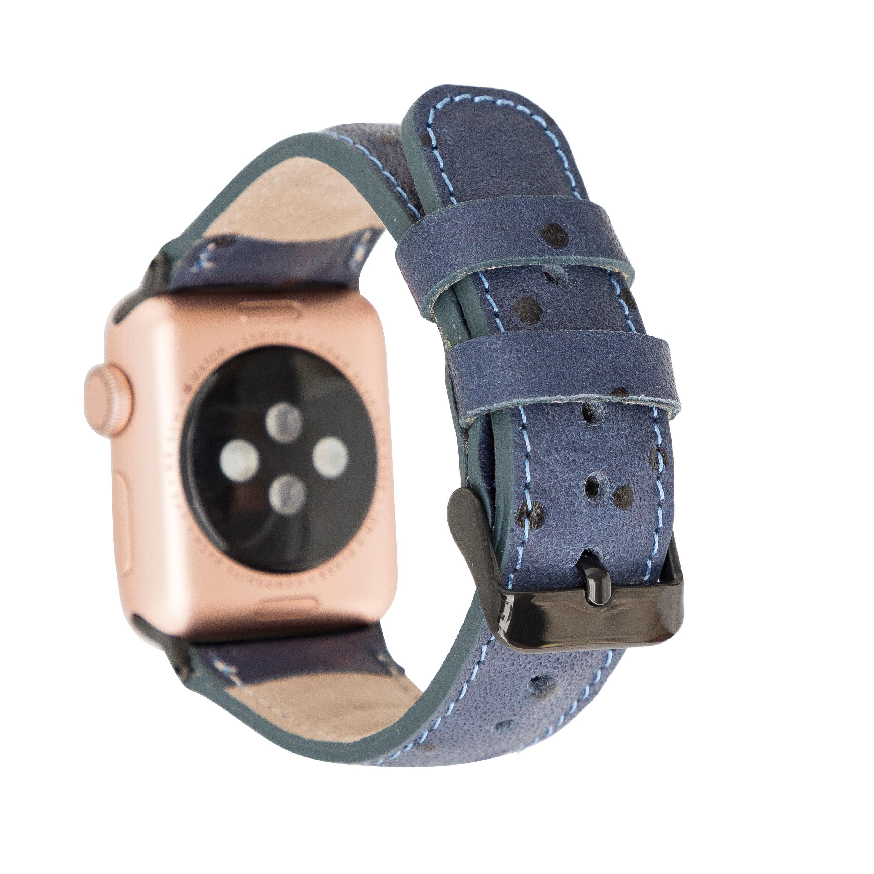 Cardiff Classic Apple Watch Leather Straps Bornbor