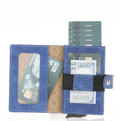 Carlov Leather Mechanical Card Holder Bouletta LTD